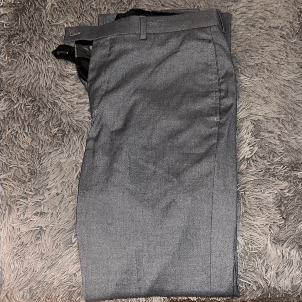 Calvin Klein Gray Dress Pants for Men